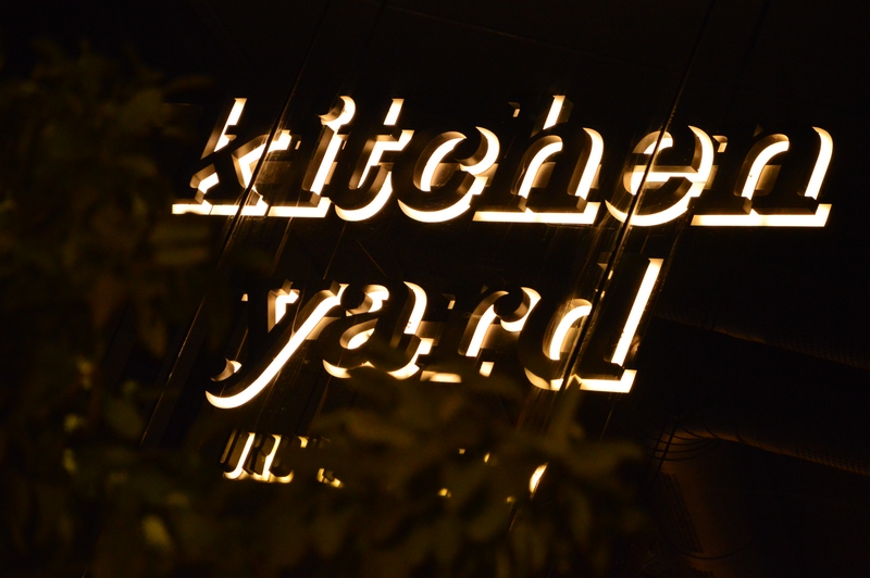 Kitchen Yard on Saturday Night